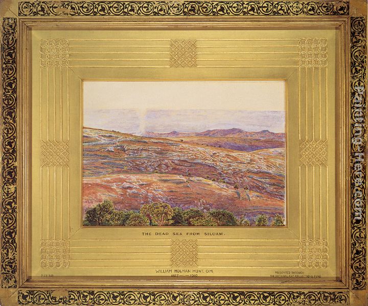 William Holman Hunt The Dead Sea from Siloam